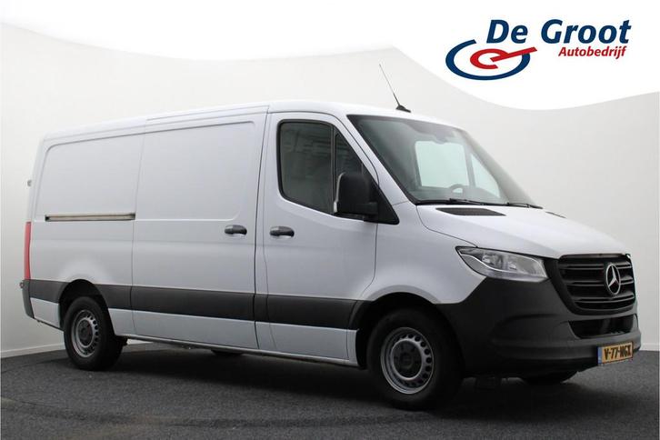 Mercedes-Benz Sprinter 317 CDI Aut. L2H1 Leer, Standkachel,, Auto's, Bestelauto's, Bedrijf, Te koop, ABS, Achteruitrijcamera, Airconditioning