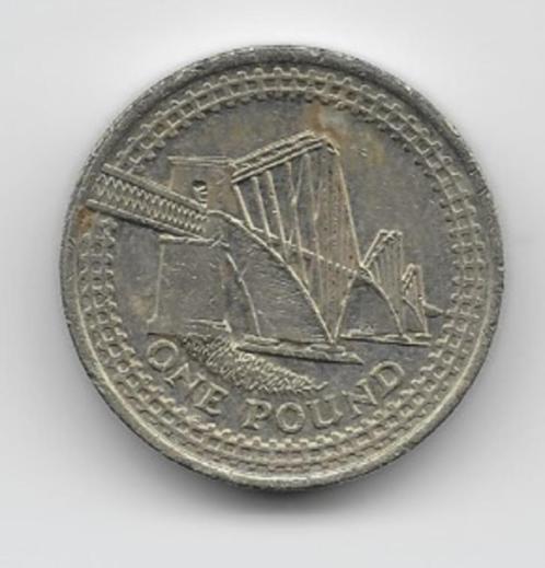 Verenigd Koninkrijk 1 pound 2004 "Forth railway bridge" KM#1, Postzegels en Munten, Munten | Europa | Niet-Euromunten, Losse munt