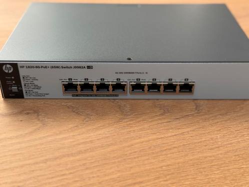 HP 1820-8G-POE+ switch te koop, Computers en Software, Netwerk switches, Zo goed als nieuw, Ophalen of Verzenden