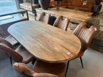 Deens ovale eettafels mangohout NIEUW!!, Huis en Inrichting, Tafels | Eettafels, Ophalen, Industrieweg 25, Rj, Ovaal