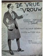 bladmuziek De Vrije Vrouw van Eddy Kila GEZOCHT, Gebruikt, Overige genres, Zang, Overige soorten