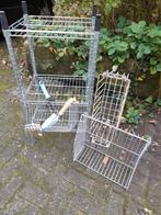 Tuinopbergrekjes met harkje en schepje, Ophalen, Zo goed als nieuw