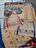 Mooie set om te borduren: theedoek, ovenwant  Rico patronen, Ophalen of Verzenden, Zo goed als nieuw, Patroon