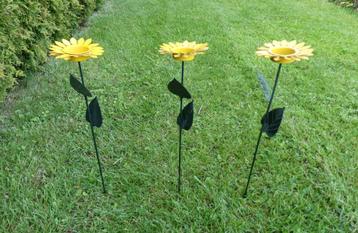 IJzeren stekers zonnebloem voor waxinelichtje beschikbaar voor biedingen