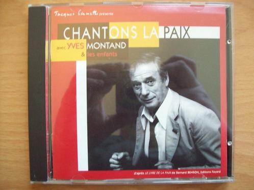 Chantons La Paix avec Yves Montand & Les Enfants, Cd's en Dvd's, Cd's | Franstalig, Zo goed als nieuw, Ophalen of Verzenden