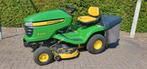 John deere x300r zitmaaier met opvangbak, Ophalen