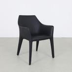 Design Stoel Leer "Tip Toe Arm" Bonaldo Italy, Huis en Inrichting, Stoelen, Ophalen, Gebruikt, Zwart, Italiaans Design, Eigentijds, Modern