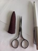 Antiek schaartje en  garen doosje, Antiek en Kunst, Ophalen of Verzenden