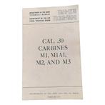 Amerikaanse Handleiding (Manual) M1 Carbine, Verzamelen, Ophalen of Verzenden, Amerika, Boek of Tijdschrift