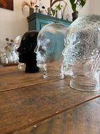 Vintage glazen hoofd decoratief ( 4 stuks), Antiek en Kunst, Antiek | Glas en Kristal, Ophalen