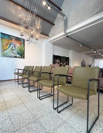 6 Leolux Talos stoelen Raffino leder SALE nw €5970 beschikbaar voor biedingen