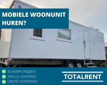 Woonunits te huur 4.20 mtr tm 9.00 mtr alle opties beschikbaar voor biedingen