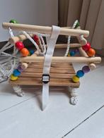 Peuterschommel hout met kralen, Ophalen of Verzenden, Gebruikt, Schommel