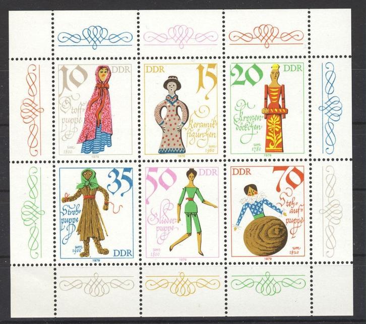 DDR Kleinbogen, Michel 2472-2477, Postfris., Postzegels en Munten, Postzegels | Europa | Duitsland, Postfris, DDR, Verzenden