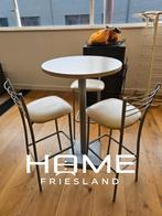 Sta tafel + 3 krukken, Ophalen of Verzenden, Zo goed als nieuw