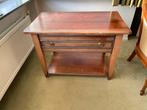 Houten Tafeltje met klepvakje, Antiek en Kunst, Ophalen