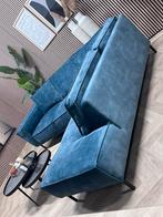 ZGAN HACO Velvet Velours Hoekbank - Blauw - 277 x 230, Huis en Inrichting, Banken | Bankstellen, Ophalen, 250 tot 300 cm, -, -