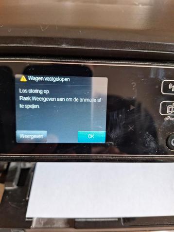 Defecte HP Photosmart 5520 - Voor onderdelen of reparatie beschikbaar voor biedingen