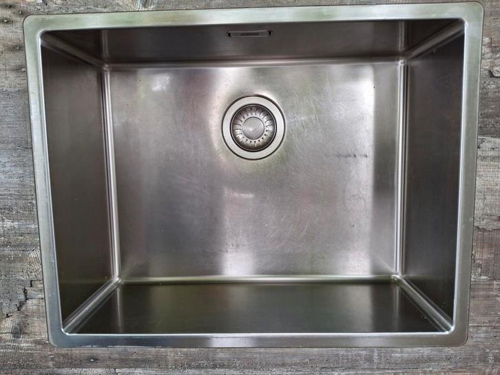 Keuken spoelbak (evt inclusief aanrechtbladen), Huis en Inrichting, Keuken | Keukenelementen, Zo goed als nieuw, Minder dan 100 cm