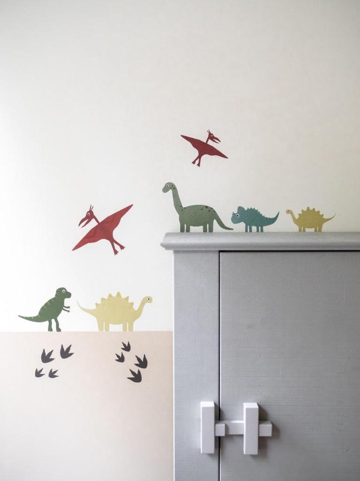 Dinosaurus muurstickers voor de kinderkamer, Kinderen en Baby's, Kinderkamer | Inrichting en Decoratie, Nieuw, Wanddecoratie, Ophalen of Verzenden