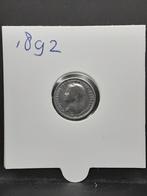 10 cent 1892 koningin Wilhelmina, Postzegels en Munten, Munten | Nederland, Zilver, Ophalen of Verzenden, 10 cent, Koningin Wilhelmina