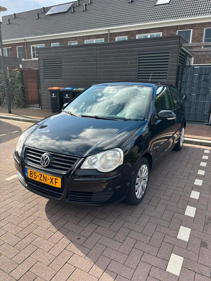 Volkswagen Polo 1.2 51KW 2008 Zwart, Auto's, Volkswagen, Particulier, Polo, ABS, Airbags, Airconditioning, Centrale vergrendeling