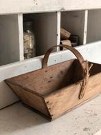Oude houten plukbak, Antiek en Kunst, Ophalen of Verzenden