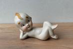 Vintage Beeldje Kewpie Capodimonte Bisquit Porselein 9 cm, Antiek en Kunst, Antiek | Porselein, Ophalen of Verzenden