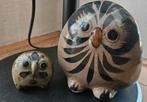 2 uilen Mexico tonala beeldjes, Ophalen of Verzenden