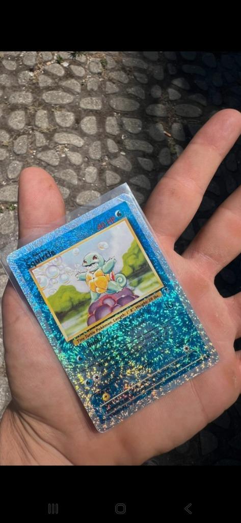 Squirtle  95/110  Reverse Holo (Legendary Collection 2002), Hobby en Vrije tijd, Verzamelkaartspellen | Pokémon, Gebruikt, Losse kaart
