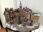 Typisch Hollands kerst marktplein met deels verlichting, Diversen, Kerst, Ophalen of Verzenden, Gebruikt