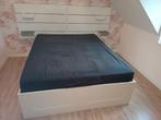 Ikea bed brimnes, Ophalen, Gebruikt, Eenpersoons, Wit