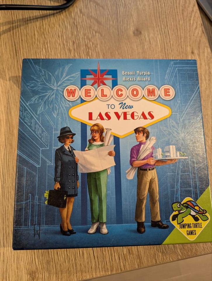 Welcome to New Las Vegas Bordspel, Hobby en Vrije tijd, Gezelschapsspellen | Bordspellen, Zo goed als nieuw, Een of twee spelers