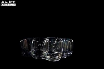 6  Sagaform Sweden – Club – Wiebelende whiskyglazen beschikbaar voor biedingen