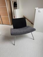 Design fauteuil Kff grijs-zwart, Huis en Inrichting, Stoelen, Ophalen, Gebruikt, Metaal, Eén