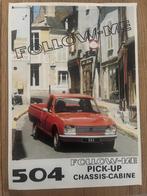 Peugeot 504 autofolders brochures partij diverse, Boeken, Auto's | Folders en Tijdschriften, Ophalen of Verzenden, Gelezen, Peugeot