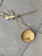 Antieke Koperen Balans Weegschaal, Antiek en Kunst, Ophalen of Verzenden