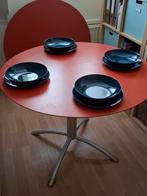 Design Ronde Eettafel zachtrood, Ophalen, Gebruikt, Design, Rond