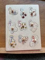 Prachtige houten inlegpuzzel Zara Home cijfers tellen, Ophalen of Verzenden, Minder dan 10 stukjes, Zo goed als nieuw