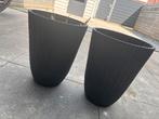 2 mooie plantenbakken, € 10,00 vandaag ophalen, Ophalen, Kunststof, Minder dan 60 cm, Rond
