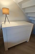 Hoogglans witte ladenkast - zo goed als nieuw!, Overige materialen, 100 tot 150 cm, Ophalen of Verzenden, Zo goed als nieuw