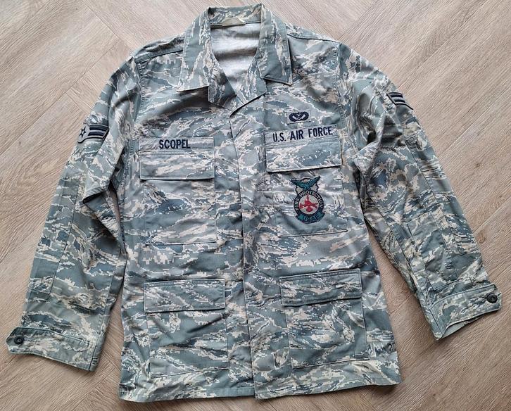 US Airforce Combat Jacket (maat M), Verzamelen, Militaria | Algemeen, Luchtmacht, Kleding of Schoenen, Amerika, Ophalen of Verzenden