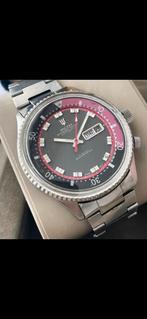 Vintage ricoh 1970 automatisch horloge 42mm oversized, Overige merken, Staal, Ophalen of Verzenden