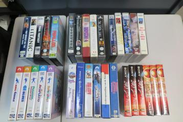 VHS video banden met originele films  beschikbaar voor biedingen