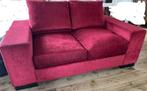 Te koop ZGAN chic rode bank(en) Merk Made in Holland, Huis en Inrichting, Ophalen, 75 tot 100 cm, Zo goed als nieuw, Rechte bank