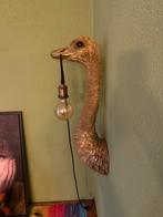 Struisvogel Wandlamp Franz josef  - Goud/Brons Design, Huis en Inrichting, Lampen | Wandlampen, Ophalen of Verzenden, Zo goed als nieuw