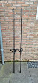 2x Karper hengel + molen  Xtreme 500, Watersport en Boten, Ophalen, Zo goed als nieuw, Molen