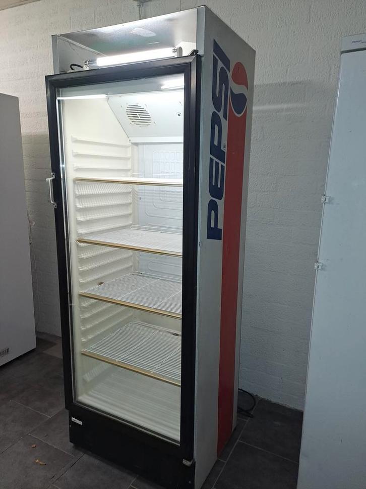 Glasdeur drankenkoelkast, Witgoed en Apparatuur, Koelkasten en IJskasten, Zonder vriesvak, 200 liter of meer, 160 cm of meer, 60 cm of meer