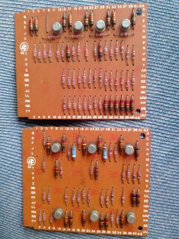Computer boards uit 1964 (pre IC tijdperk)  beschikbaar voor biedingen