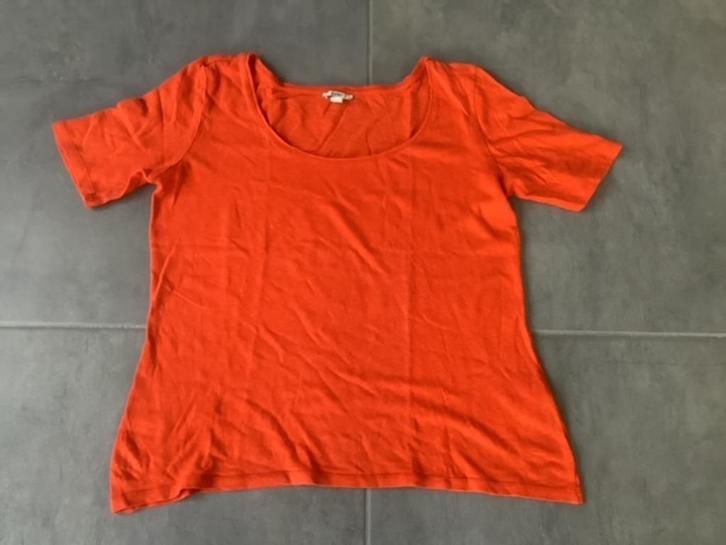 ESPRIT dames T-shirt maat M (oranje), Kleding | Dames, T-shirts, Gedragen, Maat 38/40 (M), Oranje, Korte mouw, Ophalen of Verzenden
